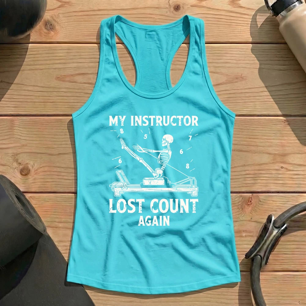 Instructor Lost Count Tank Top