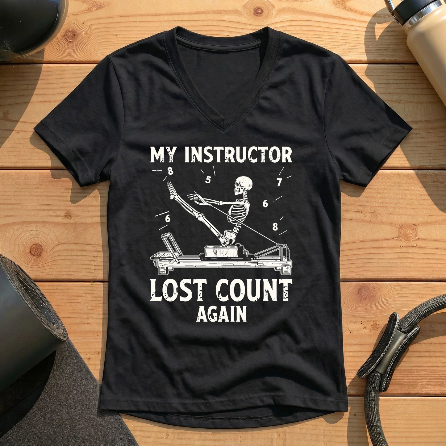Instructor Lost Count Lady V-neck