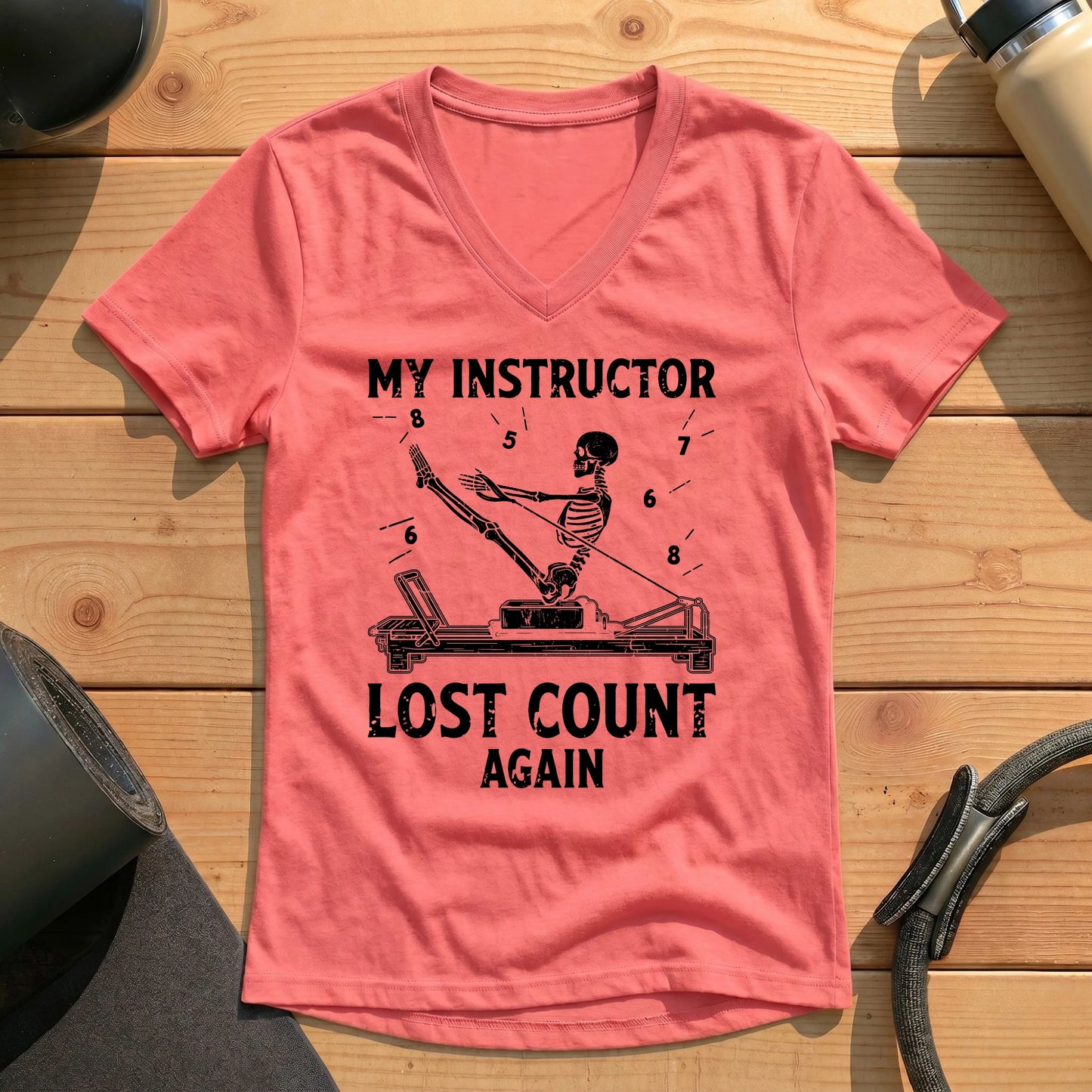 Instructor Lost Count Lady V-neck
