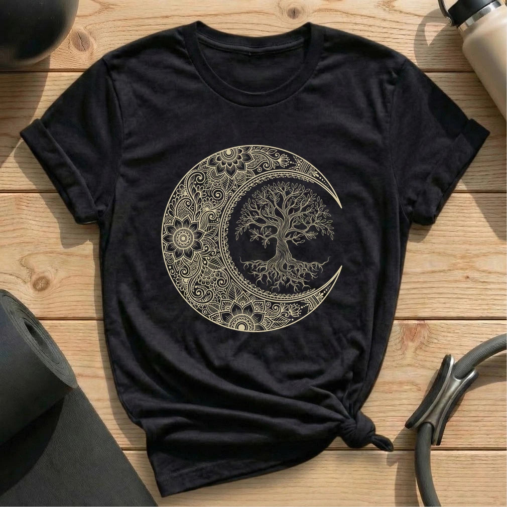Tree Moon Mandala T-shirt