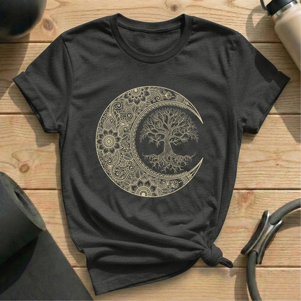 Tree Moon Mandala T-shirt