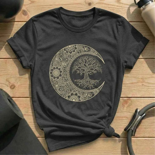 Tree Moon Mandala T-shirt