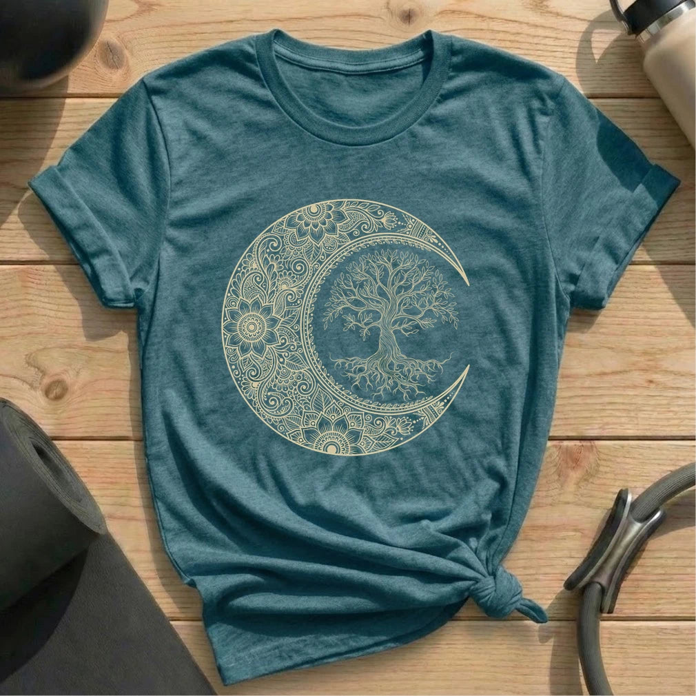 Tree Moon Mandala T-shirt