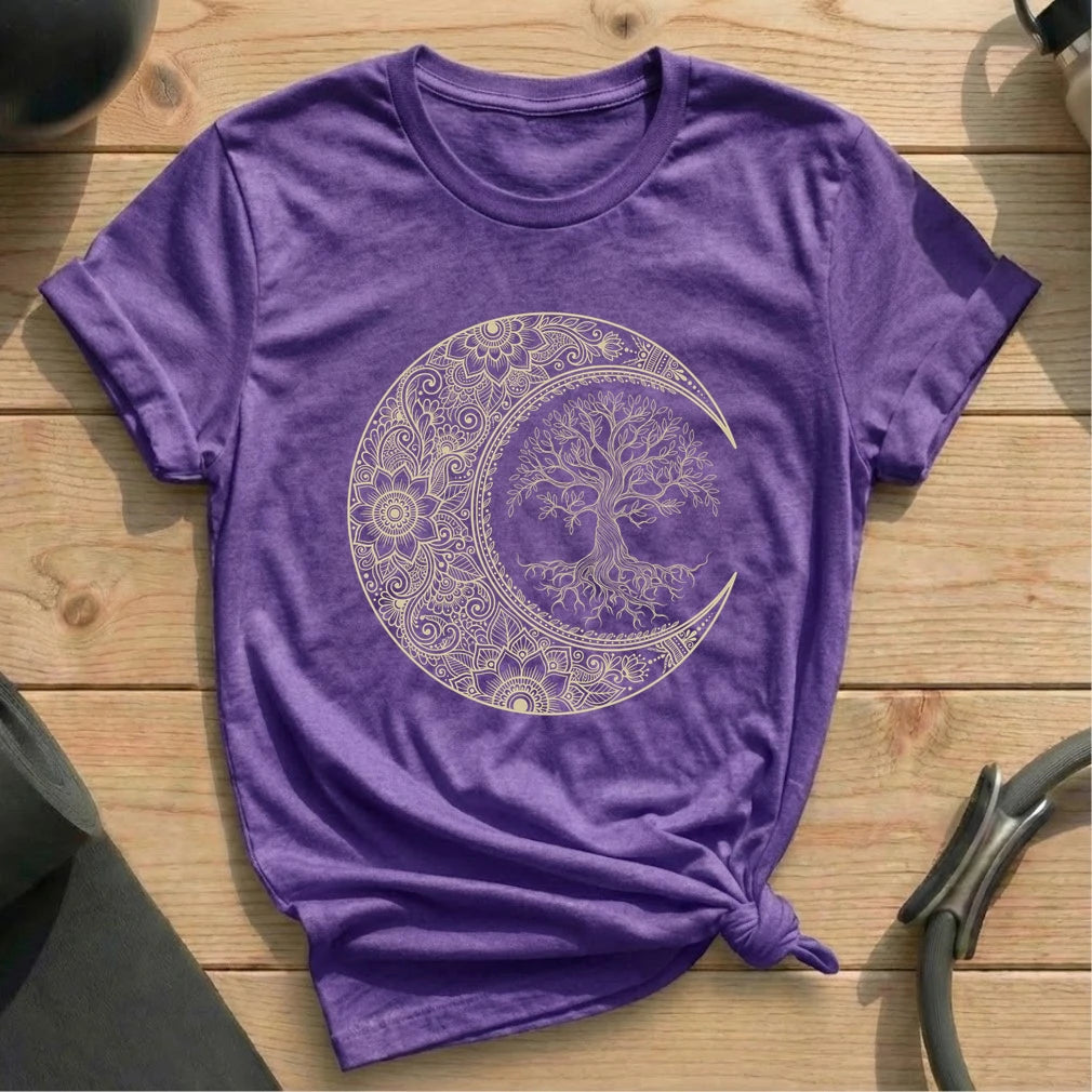 Tree Moon Mandala T-shirt
