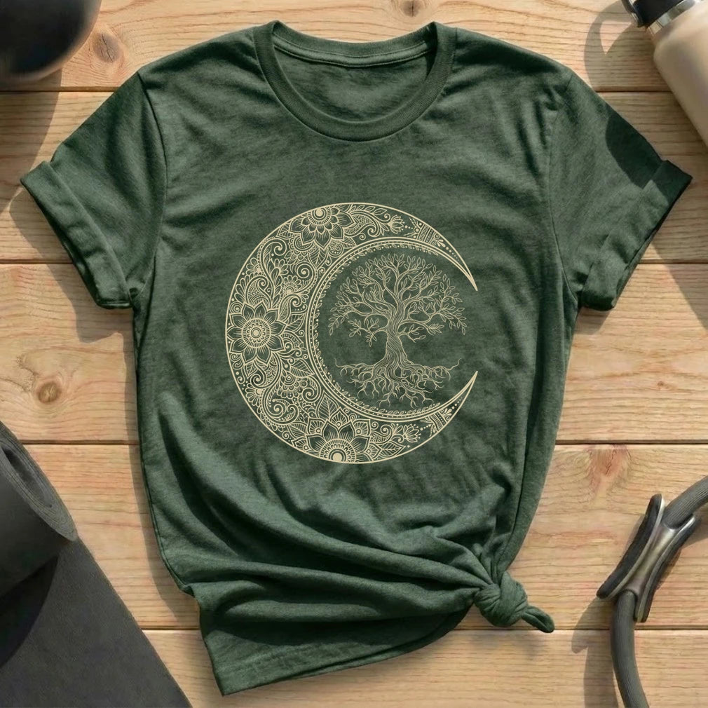 Tree Moon Mandala T-shirt
