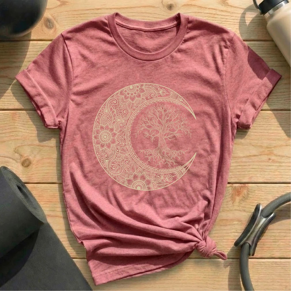 Tree Moon Mandala T-shirt