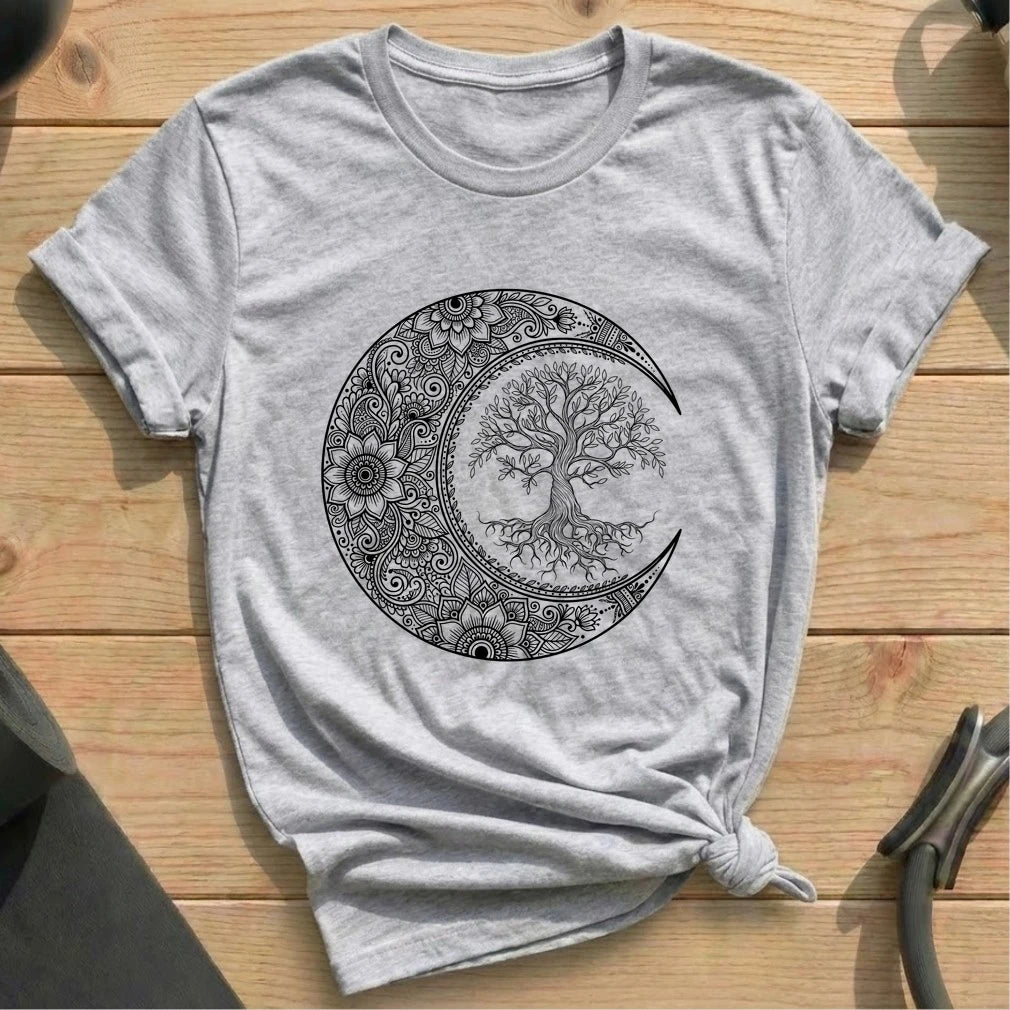 Tree Moon Mandala T-shirt