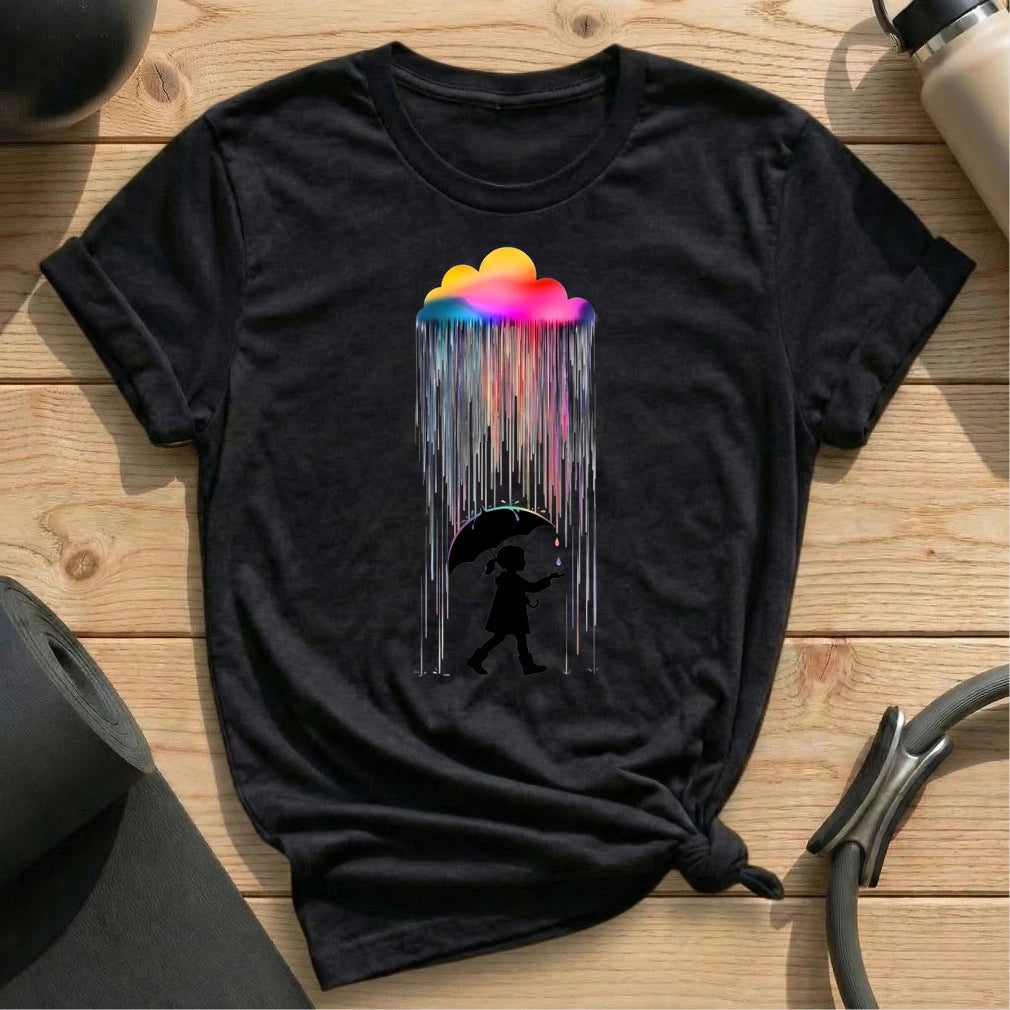 Girls In Rainbow T-shirt