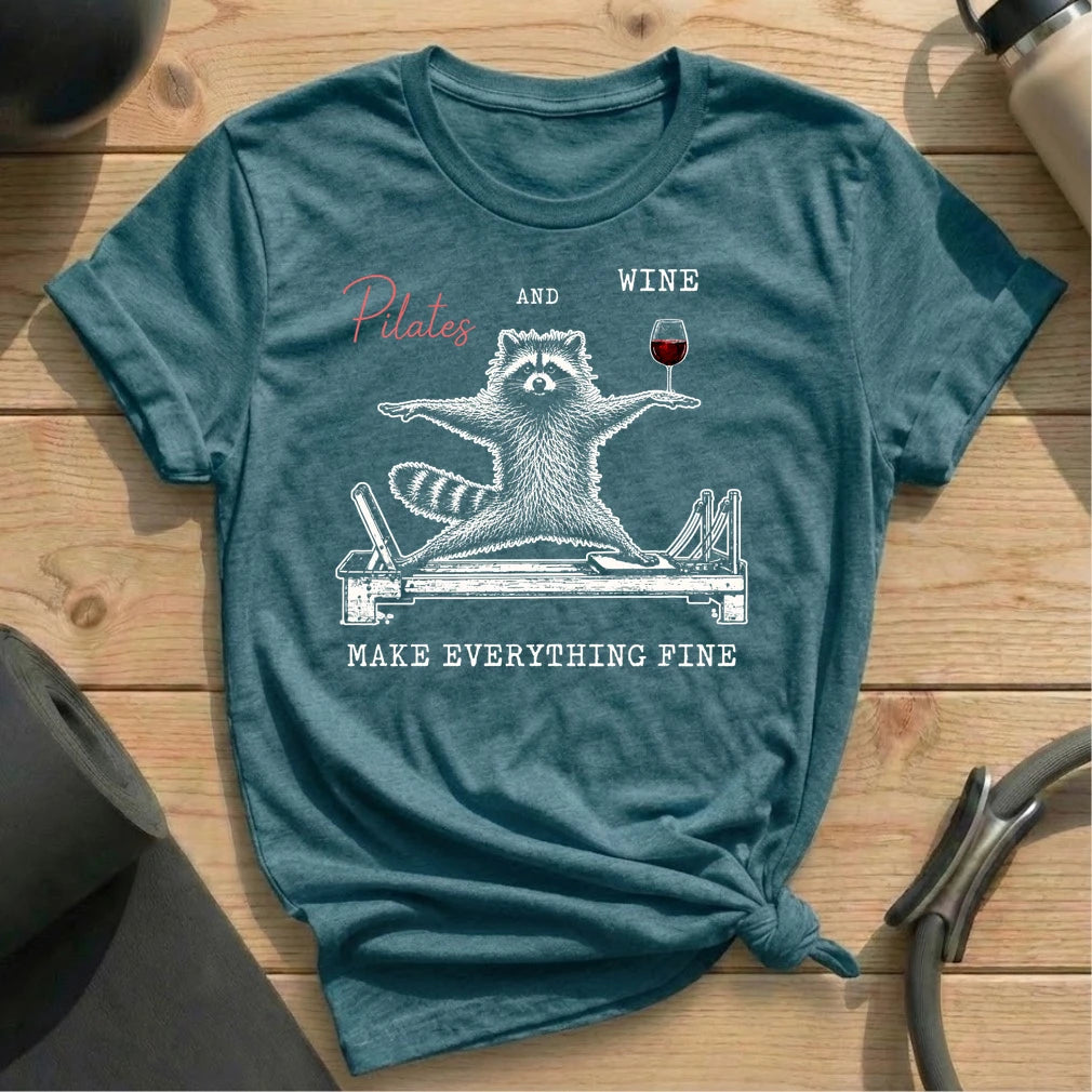 Pilates & Wine T-shirt