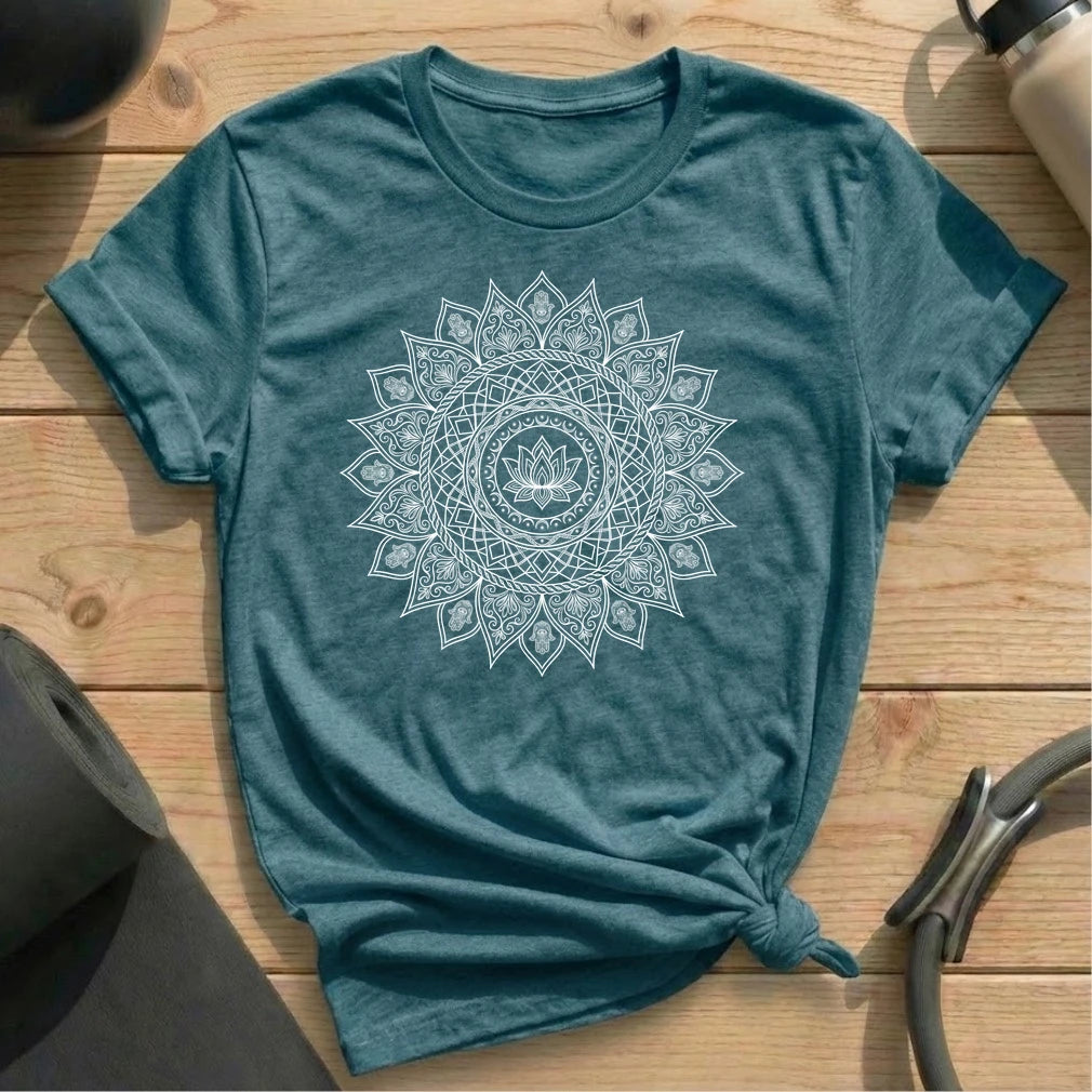 Mandala Hamsa T-shirt
