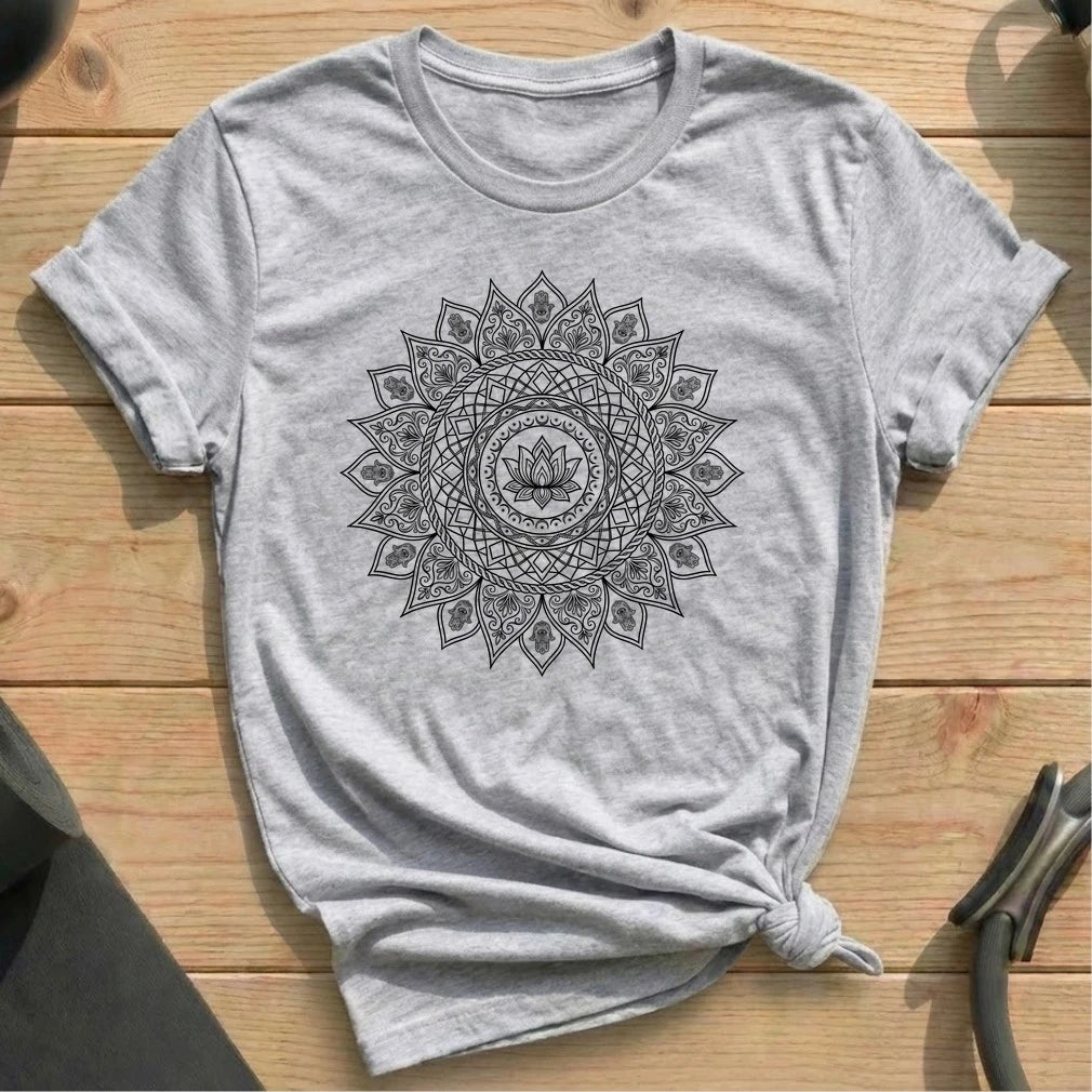 Mandala Hamsa T-shirt