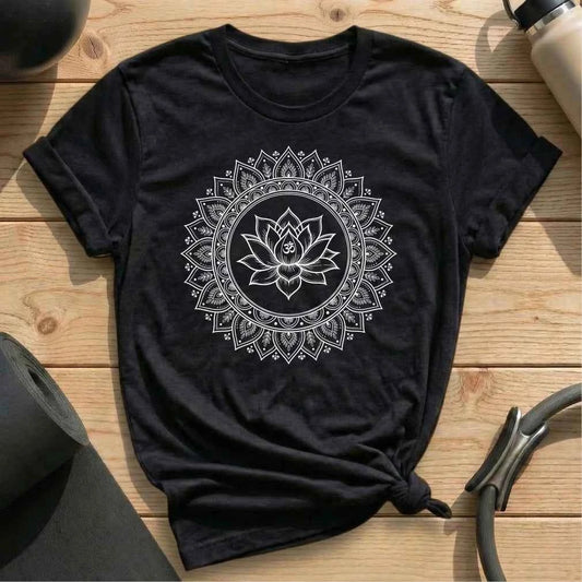 Lotus Om Mandala T-shirt