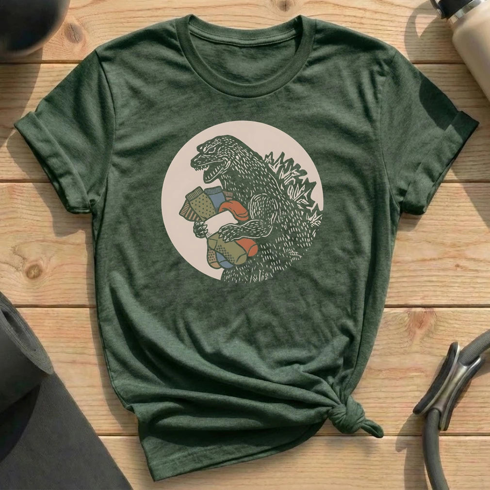 Gozilla Grip Socks T-shirt