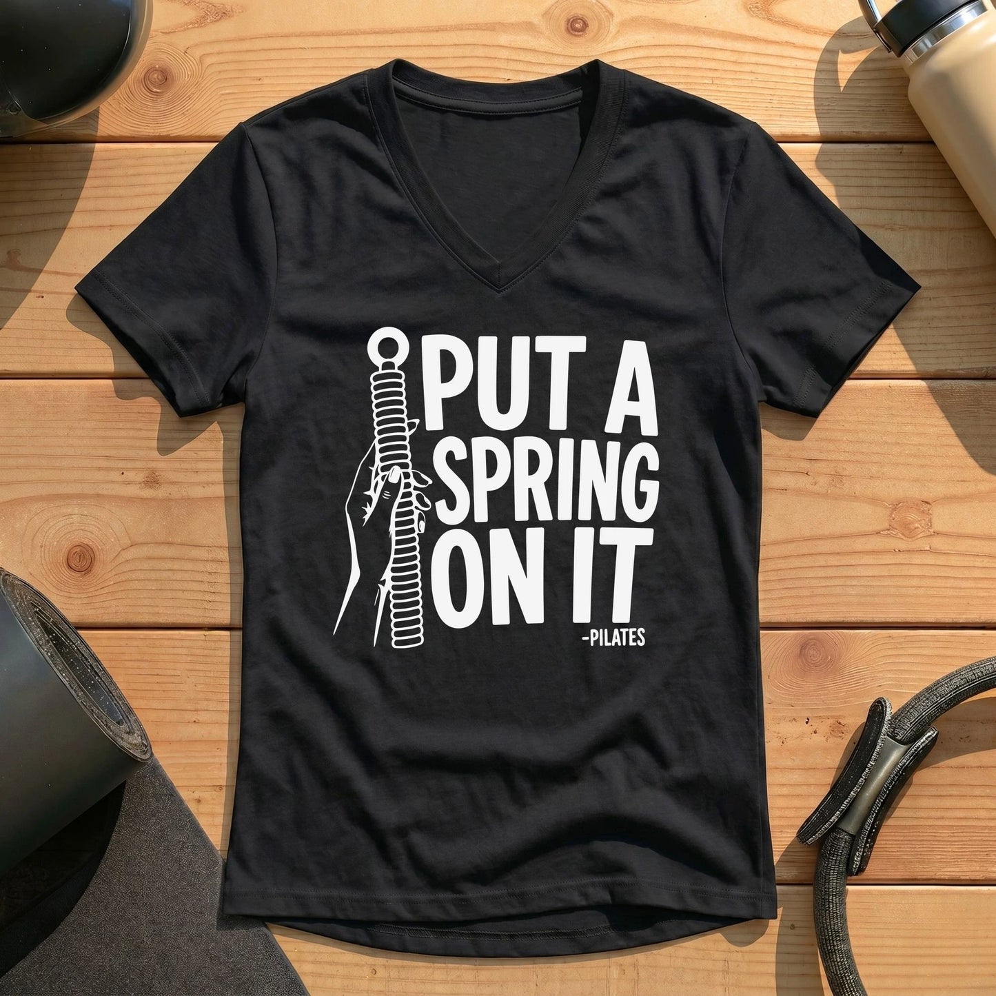 Put A Spring On It Lady V-neck
