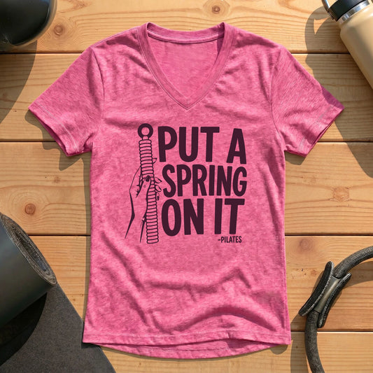 Put A Spring On It Lady V-neck
