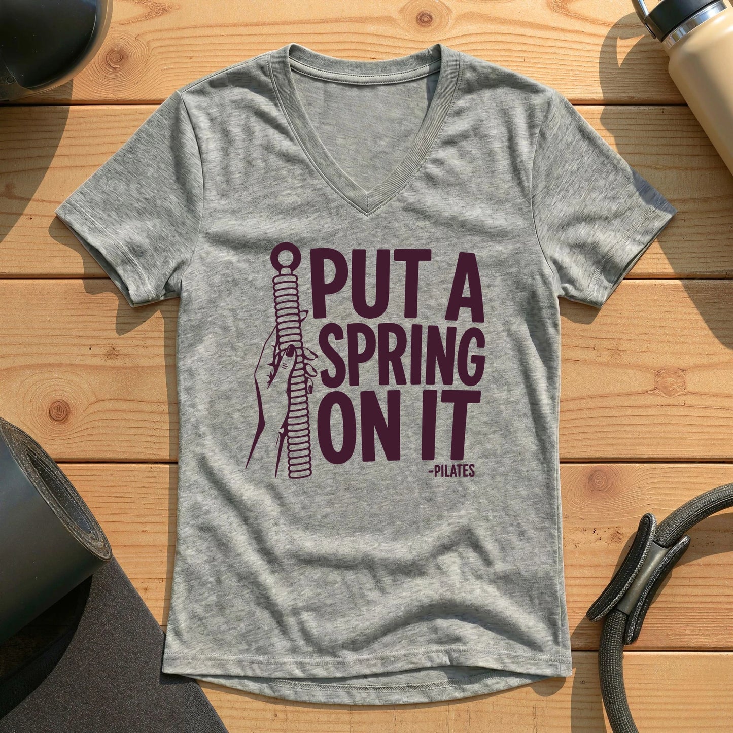 Put A Spring On It Lady V-neck