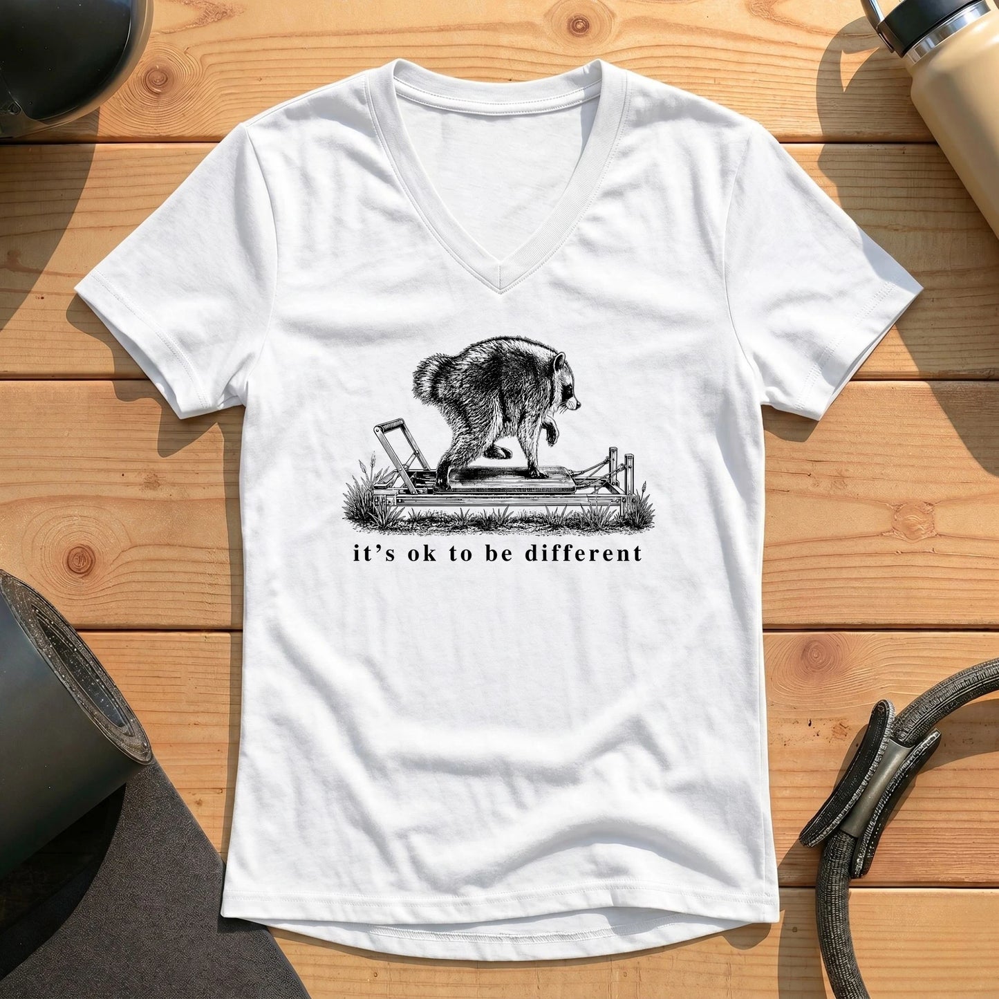 Jimothy It's Ok Lady V-neck