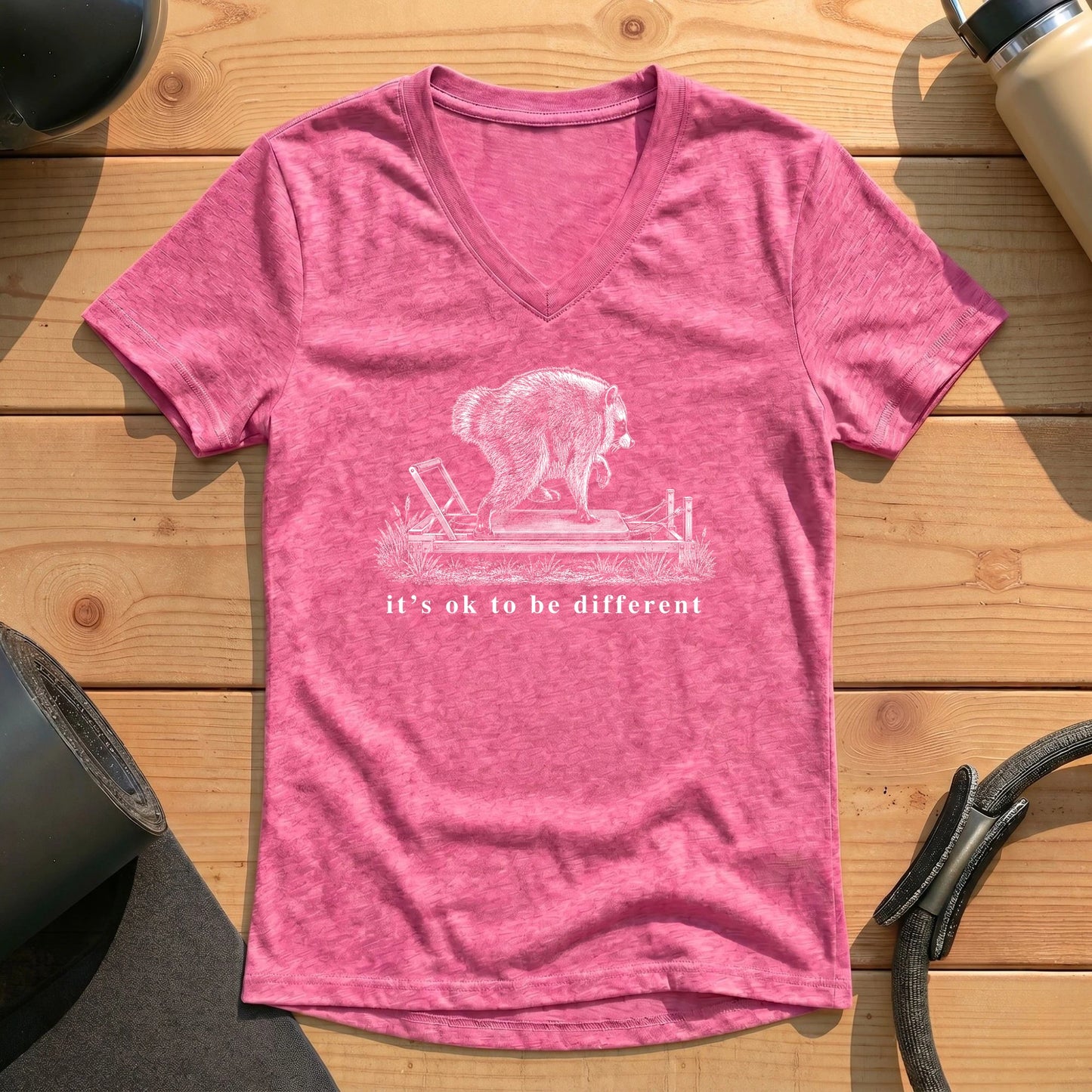 Jimothy It's Ok Lady V-neck