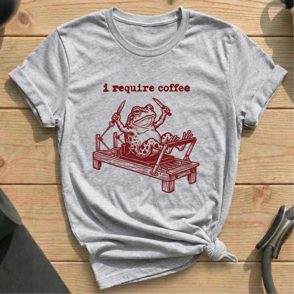 I Required Coffee T-shirt