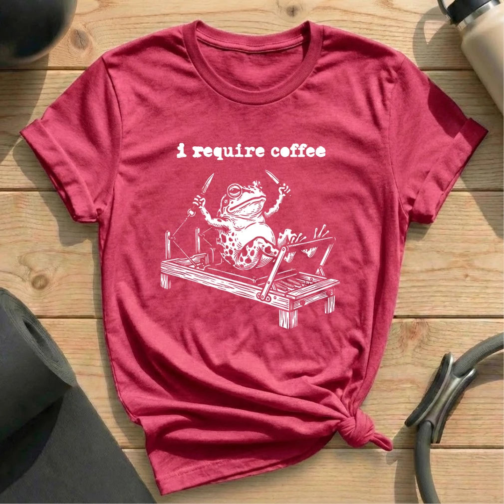 I Required Coffee T-shirt