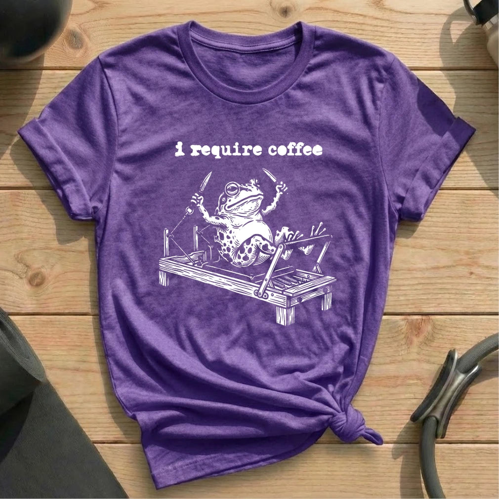 I Required Coffee T-shirt