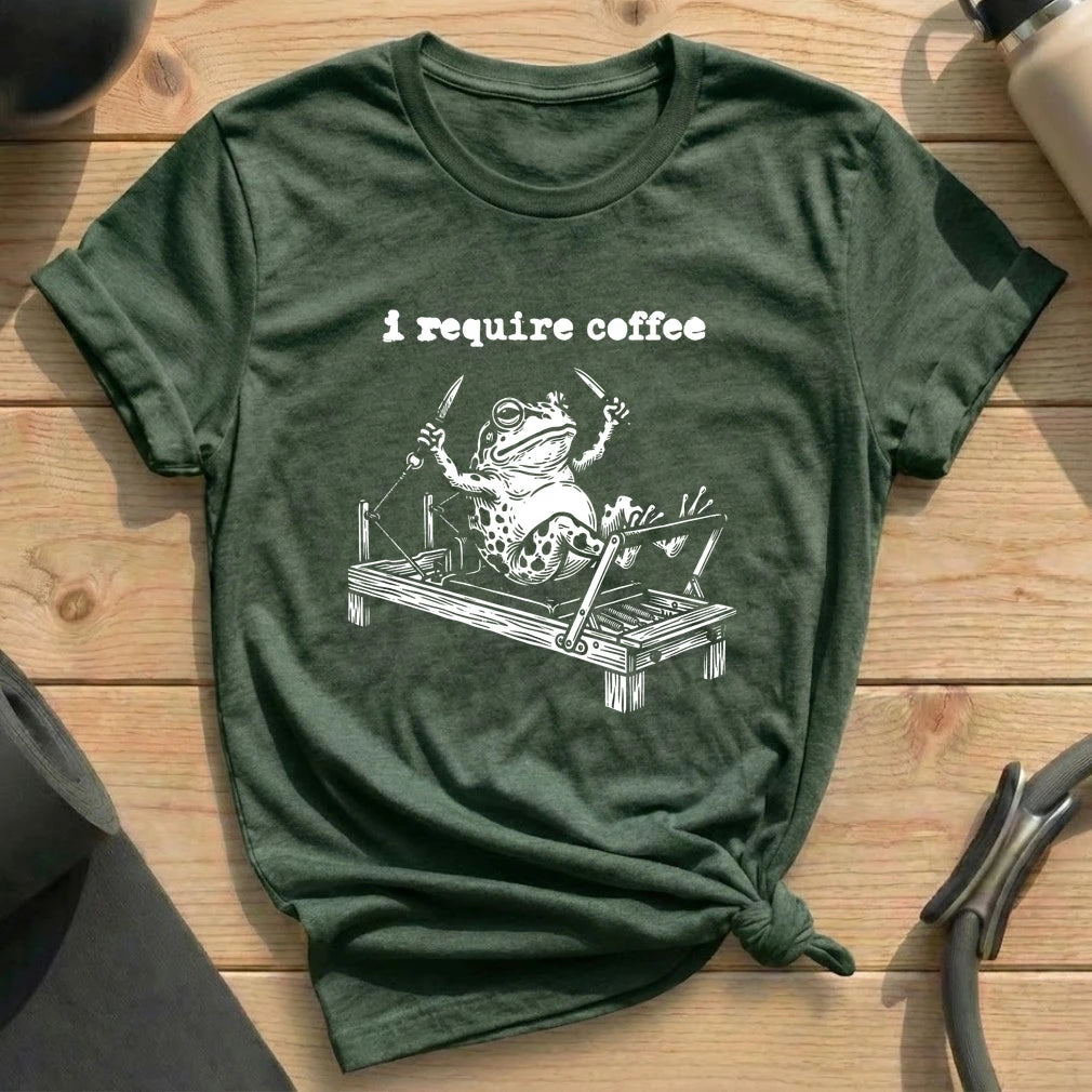 I Required Coffee T-shirt