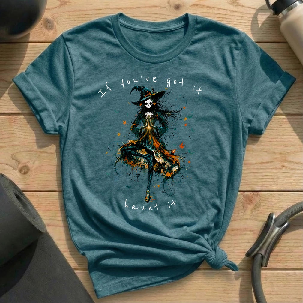 Haunt It Yoga T-shirt