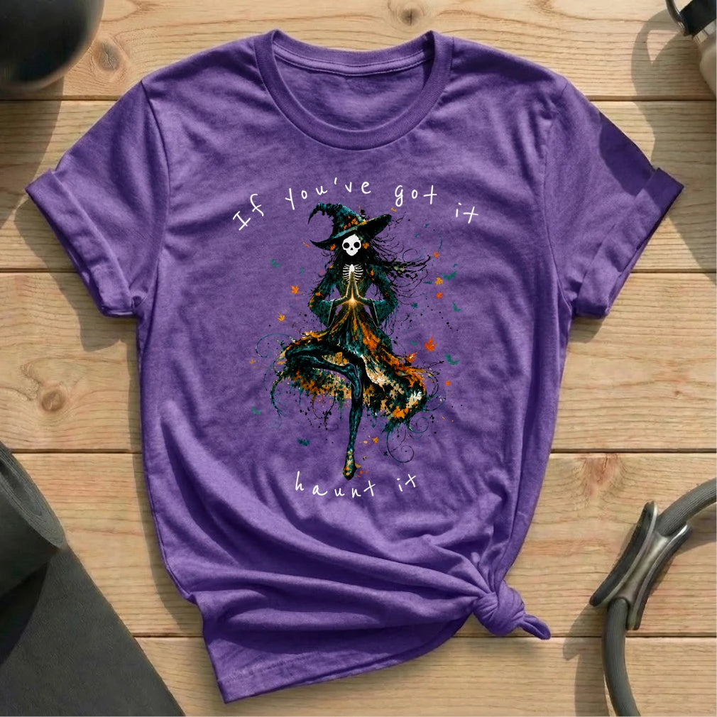 Haunt It Yoga T-shirt