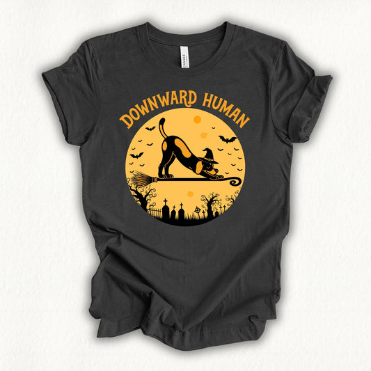 Spooky Downward Human T-shirt