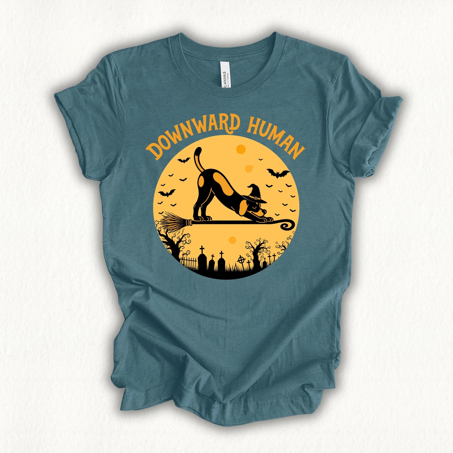 Spooky Downward Human T-shirt