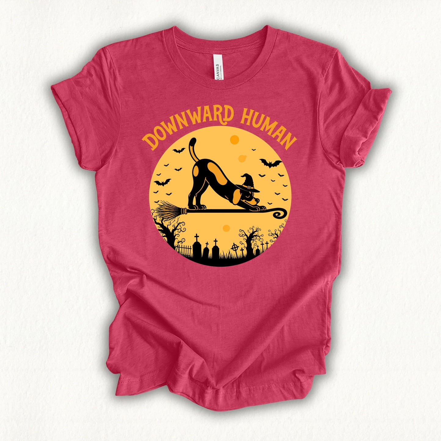 Spooky Downward Human T-shirt