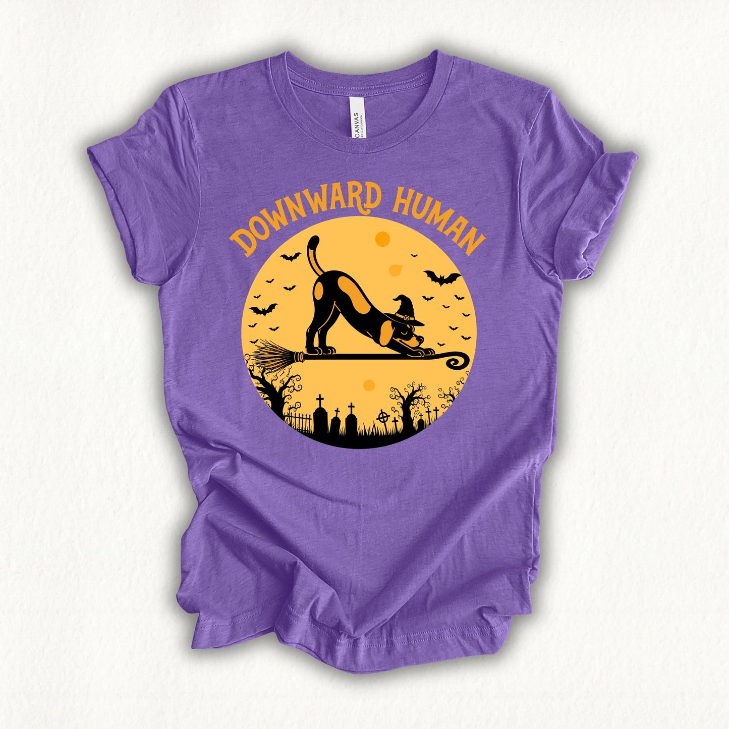 Spooky Downward Human T-shirt