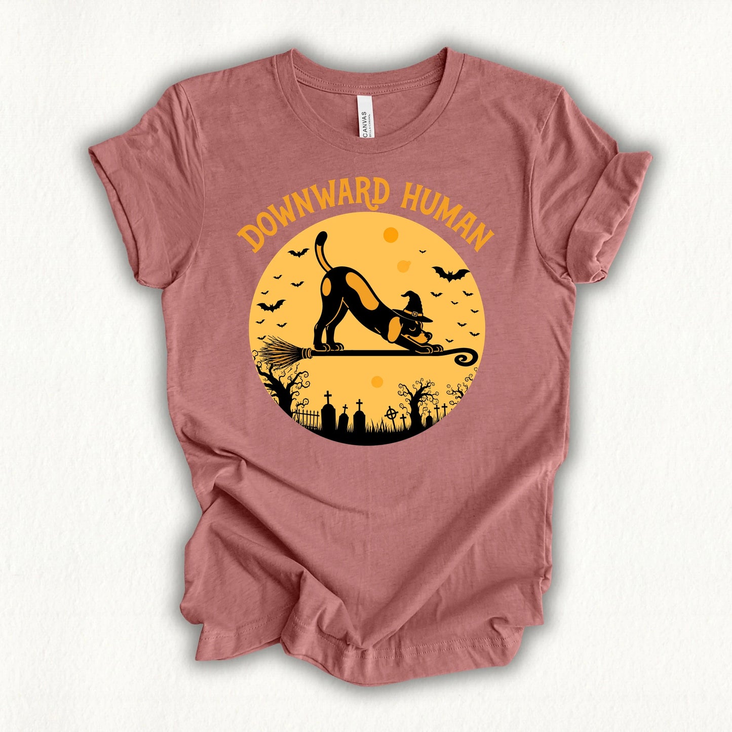 Spooky Downward Human T-shirt