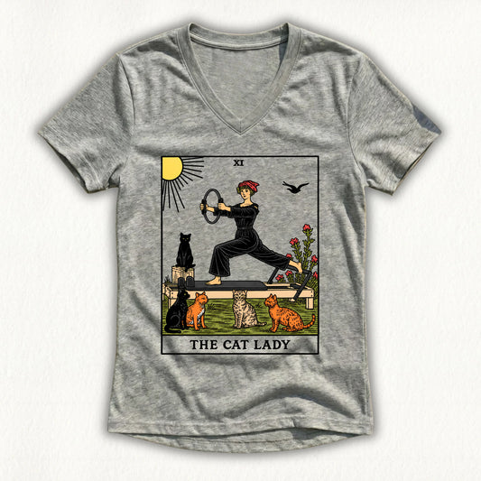 The Cat Lady Lady V-neck