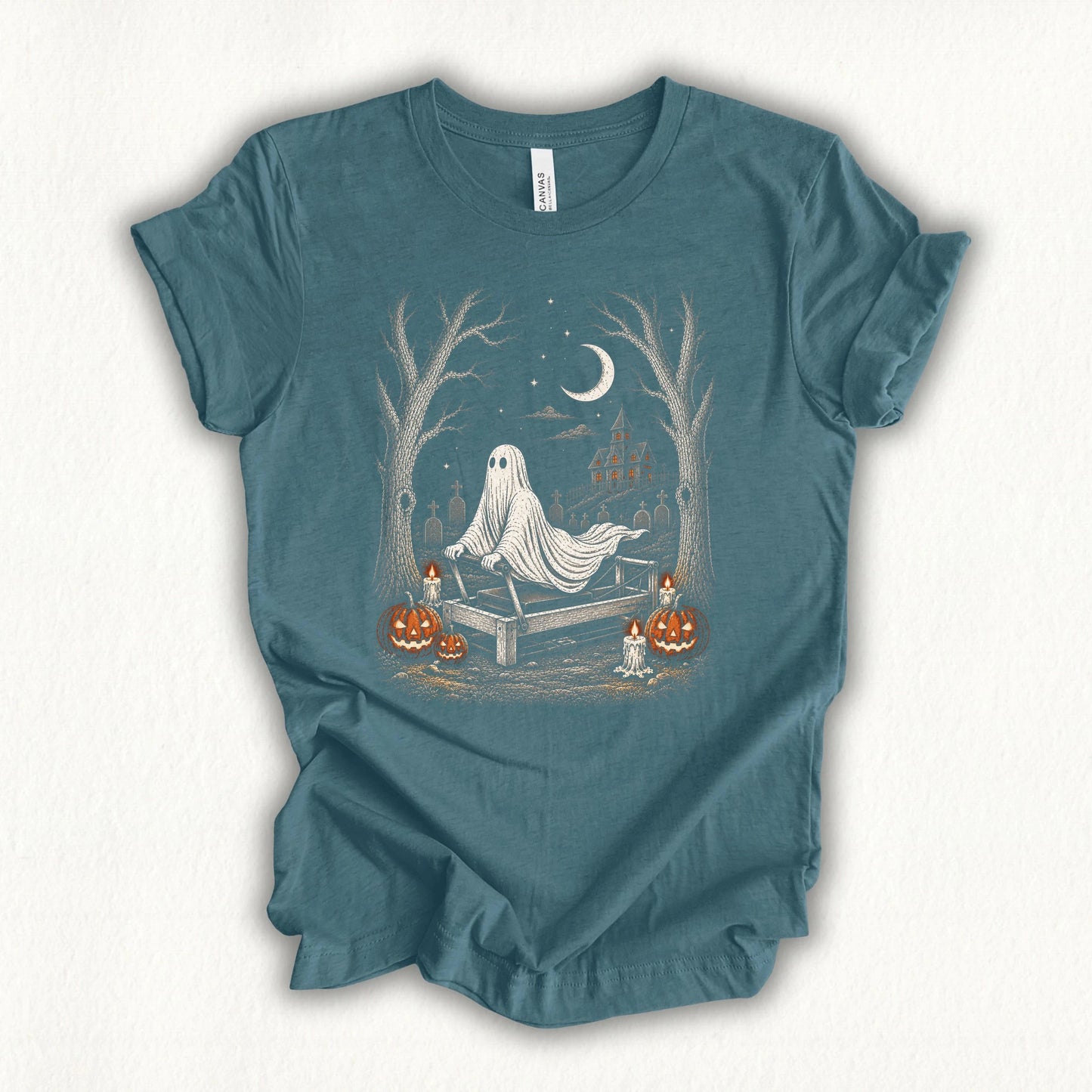 Stretching Ghost T-shirt