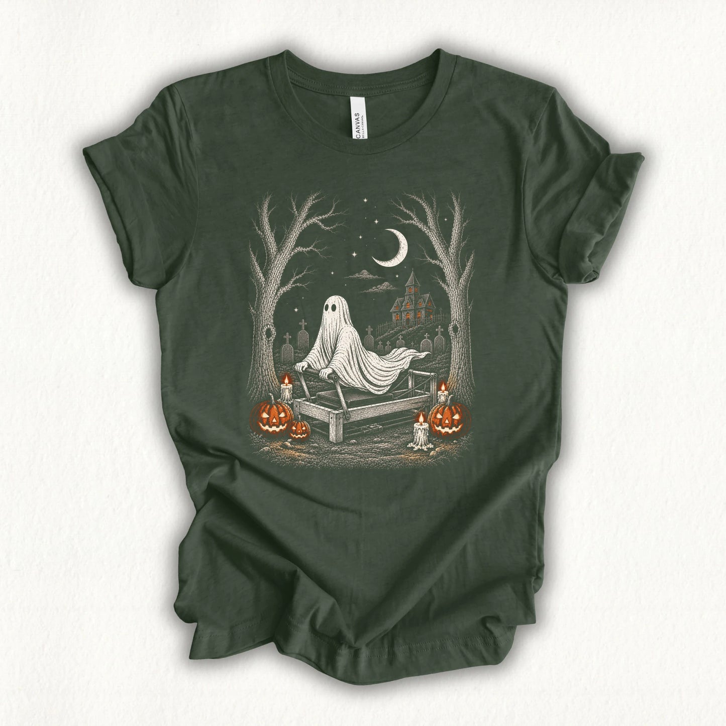 Stretching Ghost T-shirt