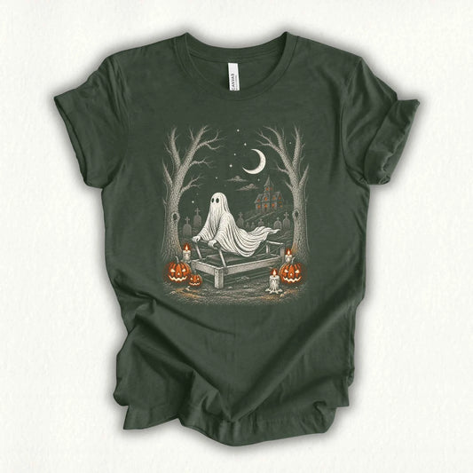 Stretching Ghost T-shirt