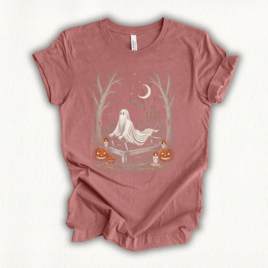 Stretching Ghost T-shirt