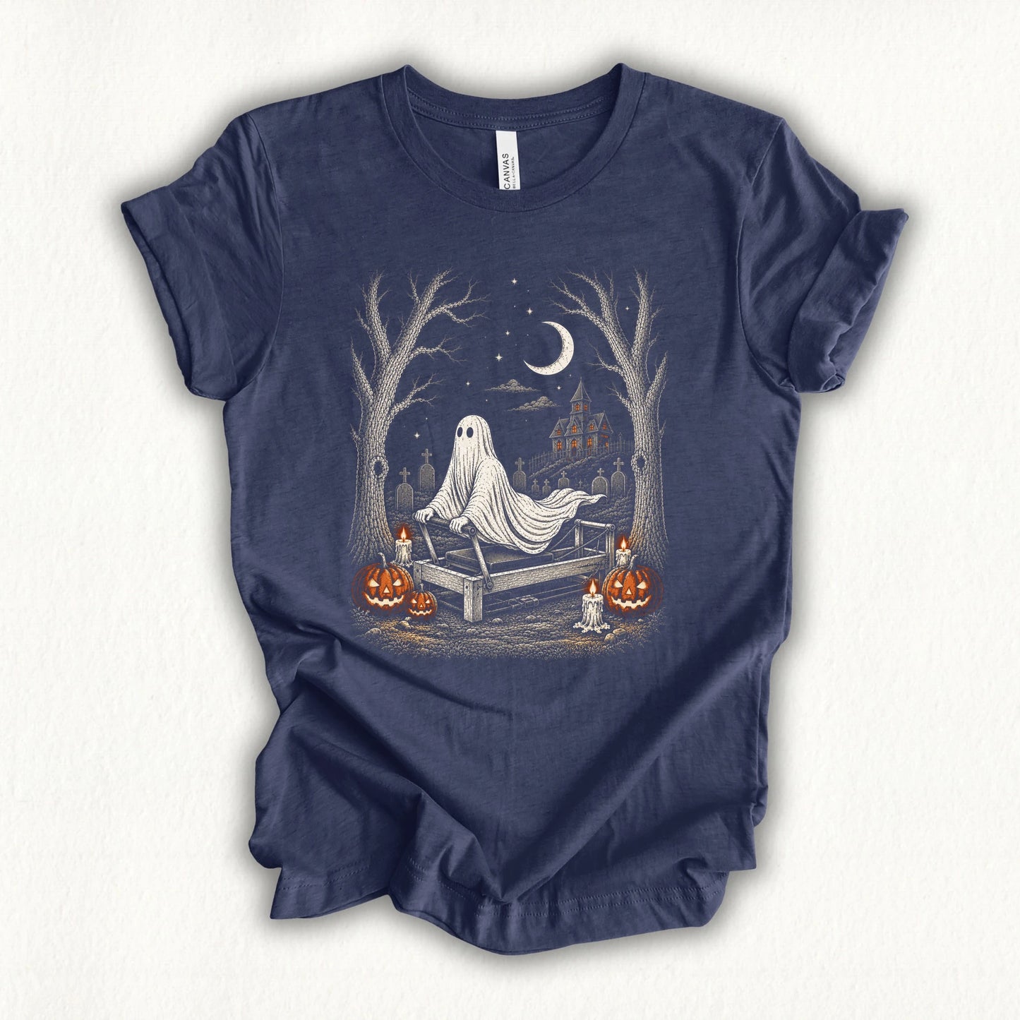 Stretching Ghost T-shirt