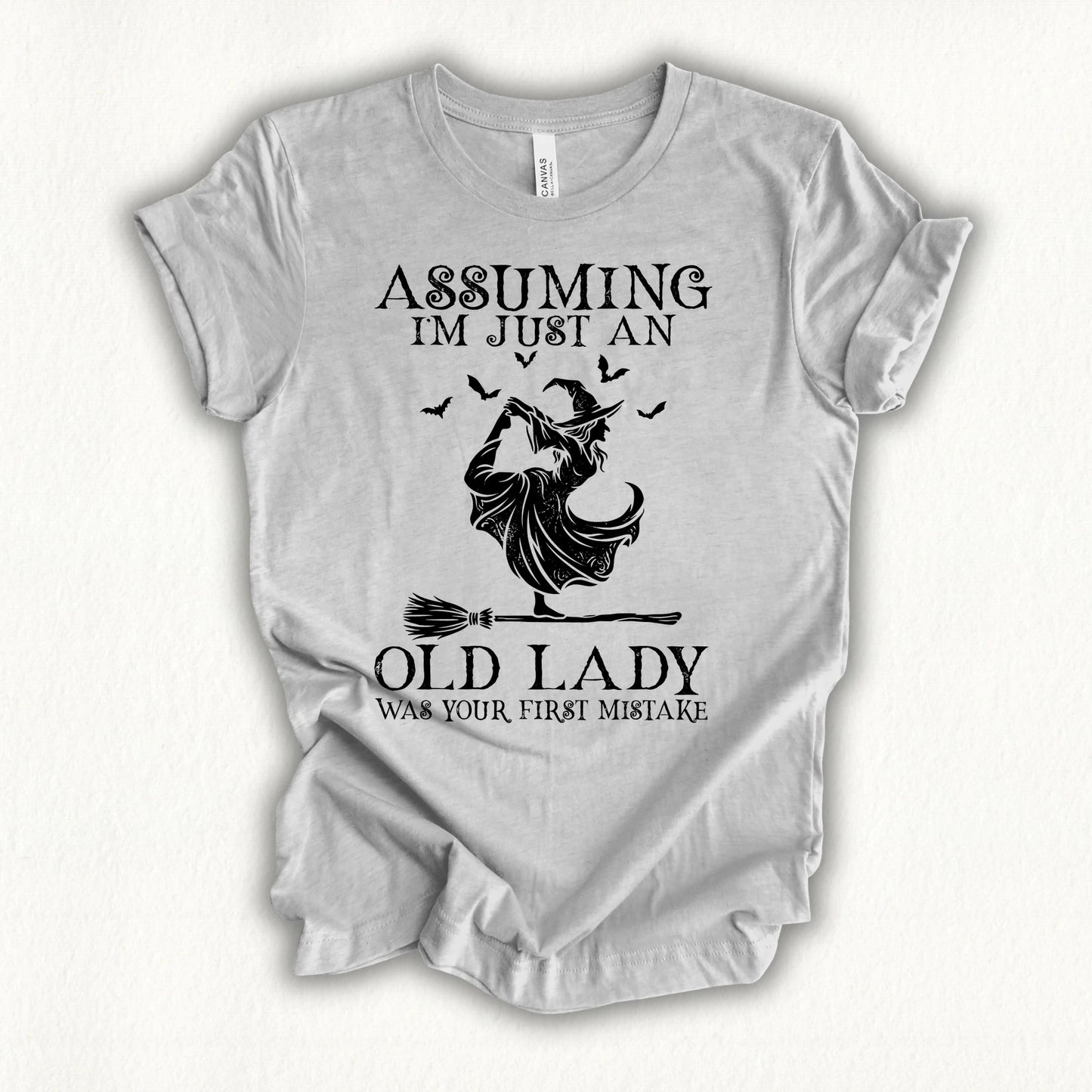 Old Lady Yoga T-shirt