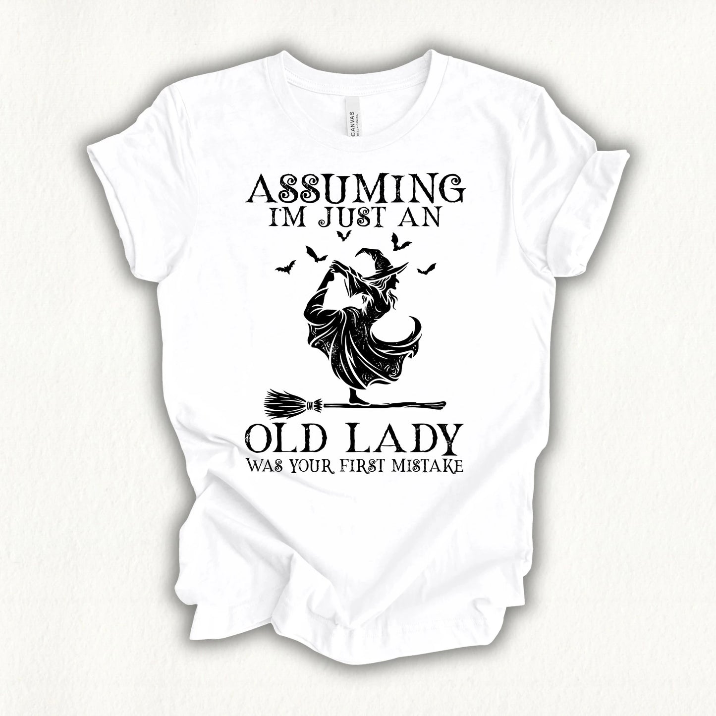 Old Lady Yoga T-shirt