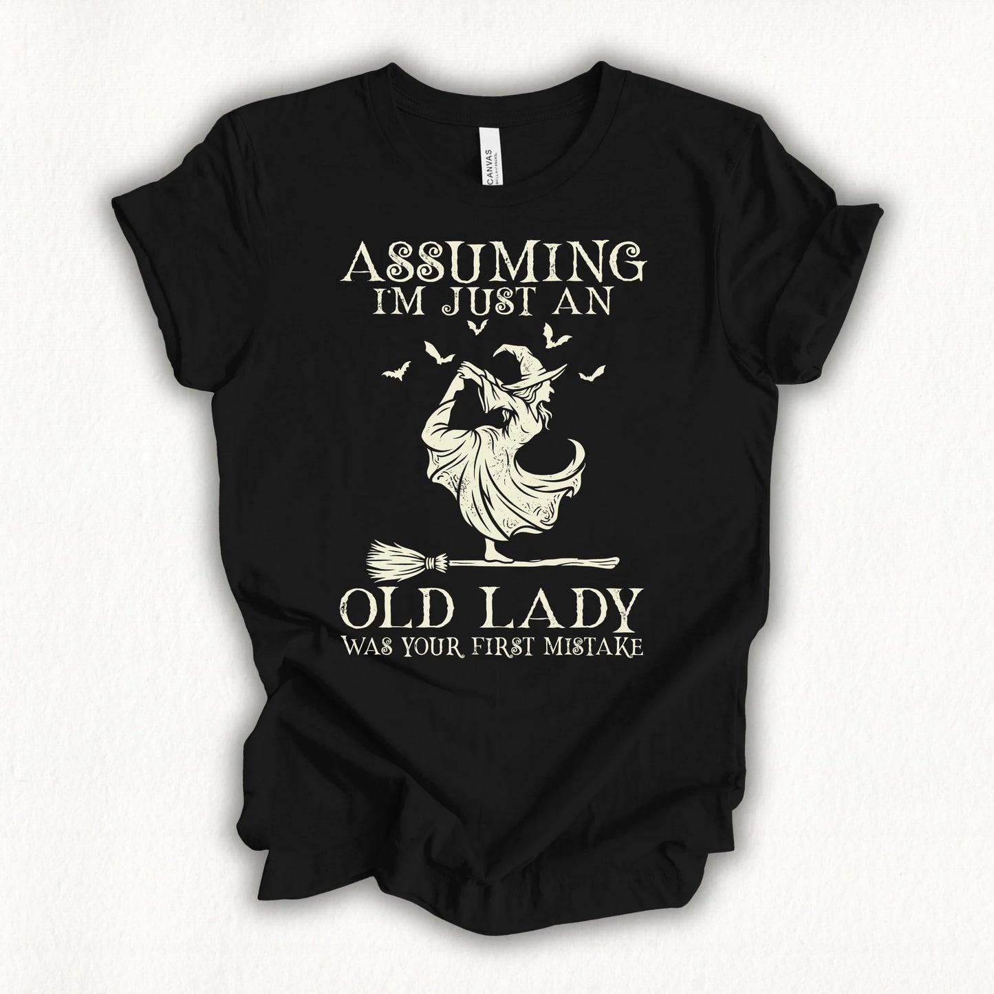 Old Lady Yoga T-shirt