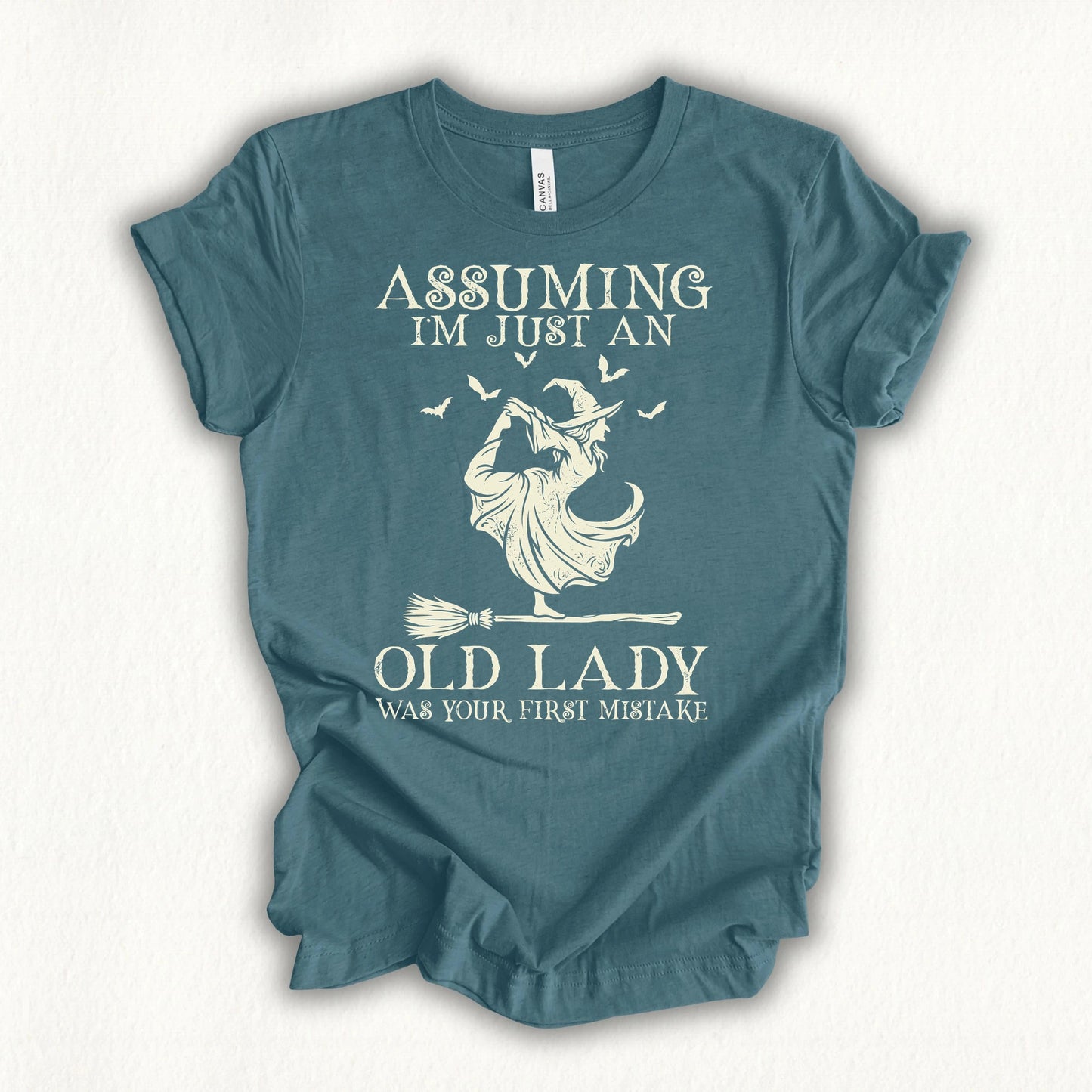 Old Lady Yoga T-shirt
