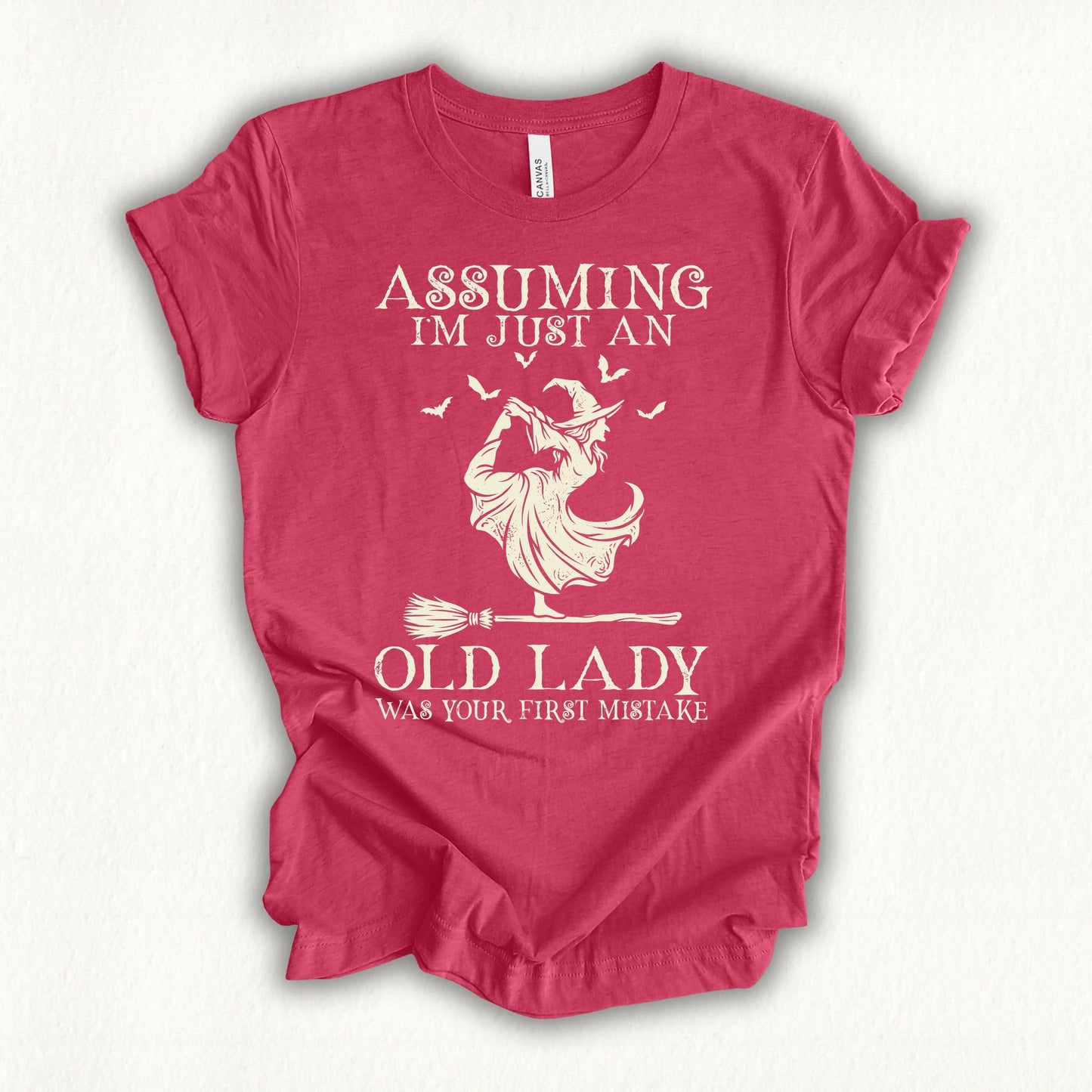 Old Lady Yoga T-shirt