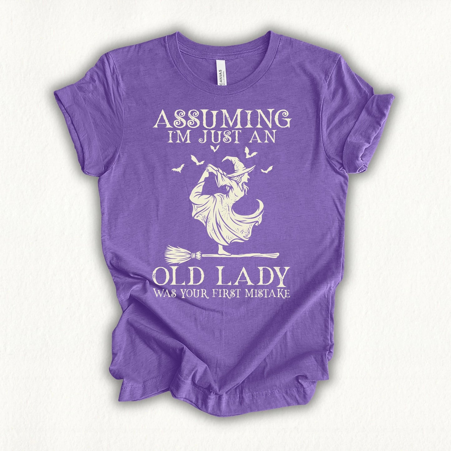 Old Lady Yoga T-shirt