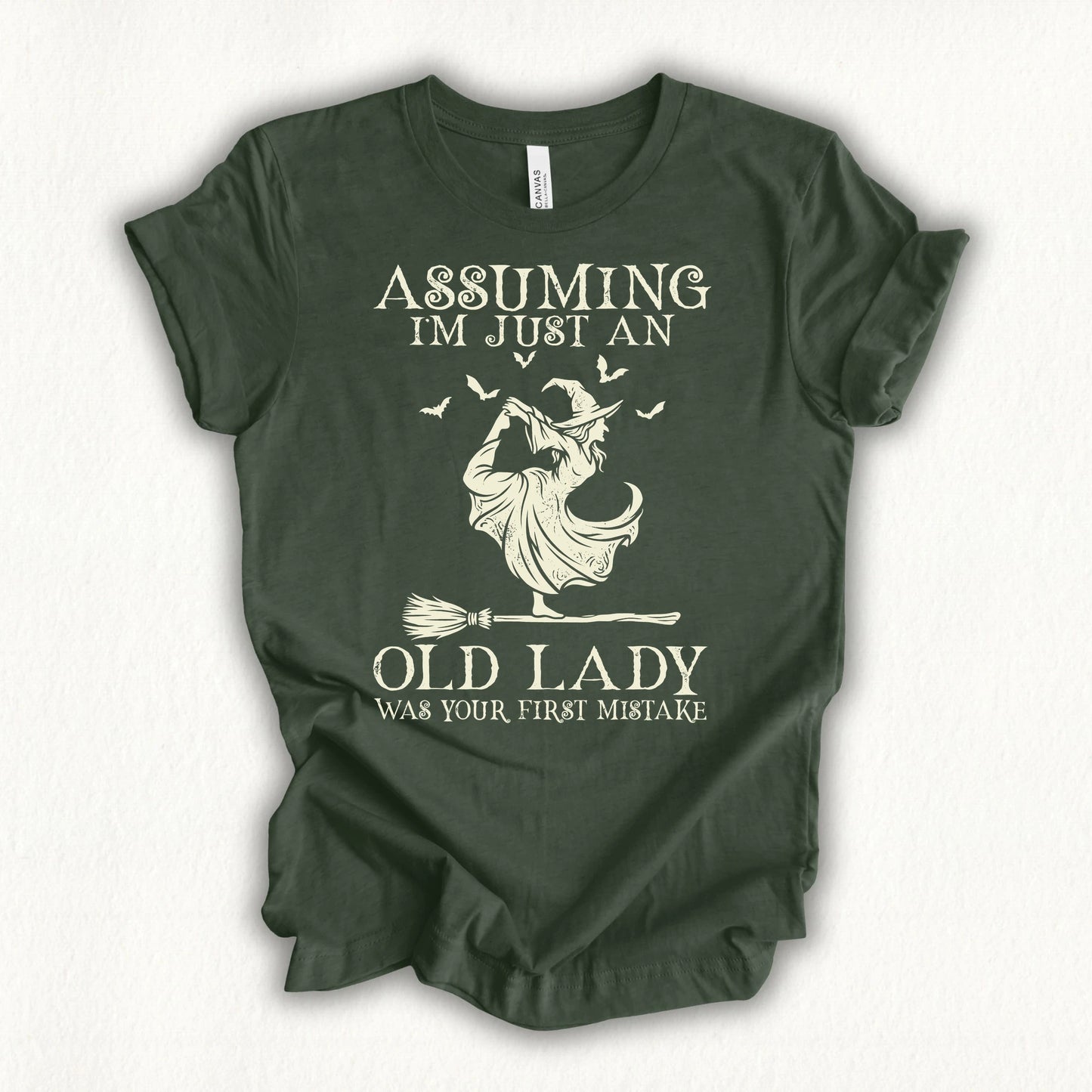 Old Lady Yoga T-shirt