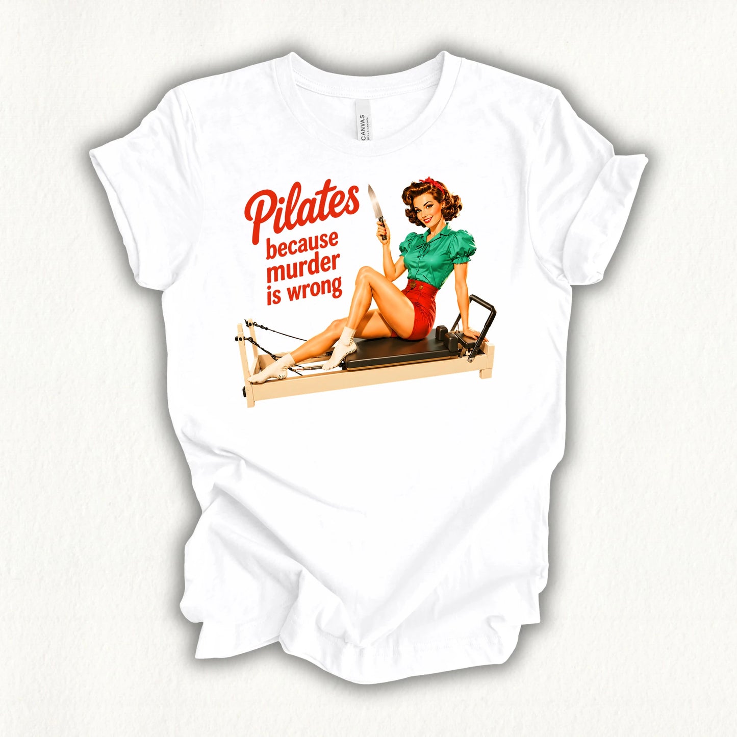 Pilates Murder T-shirt