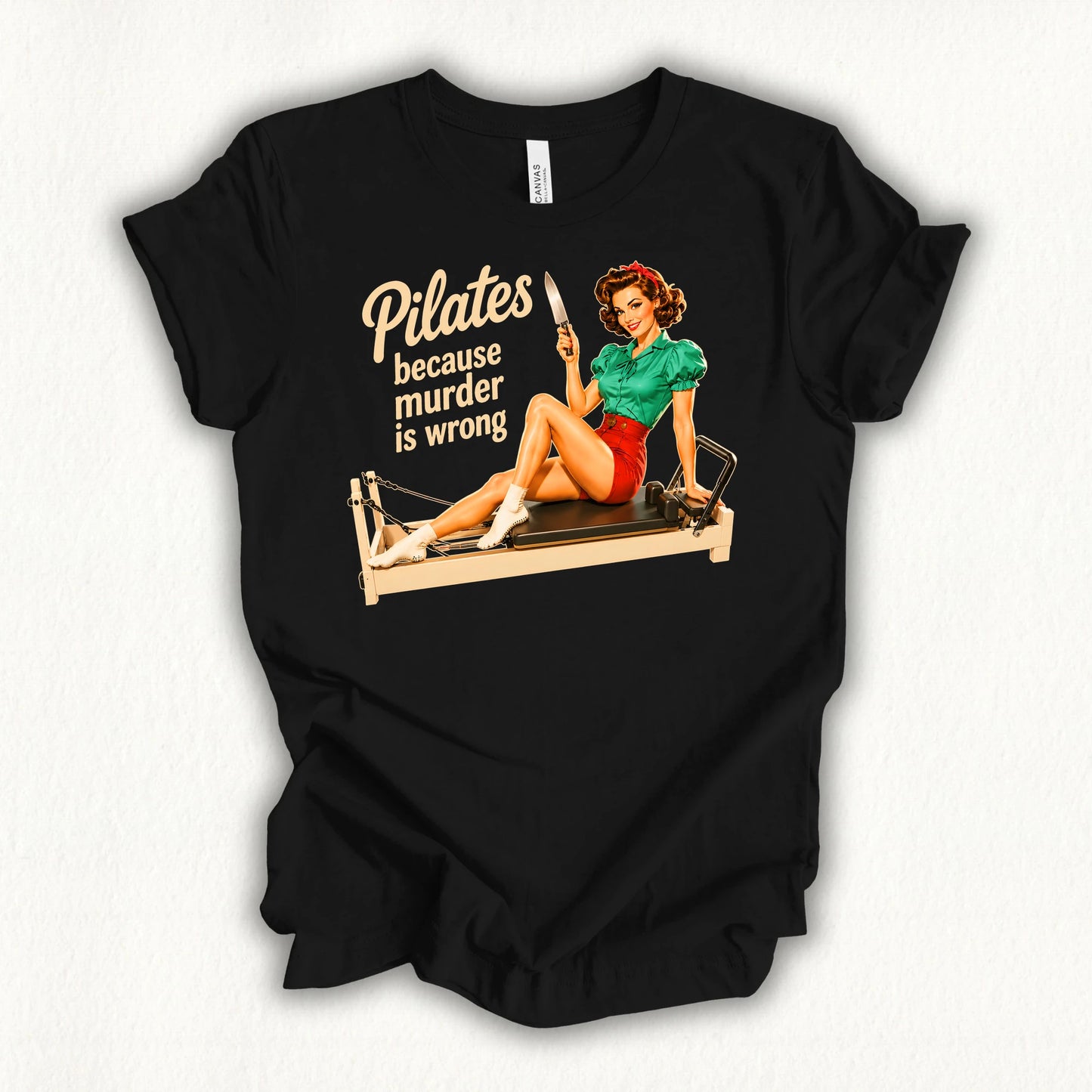 Pilates Murder T-shirt