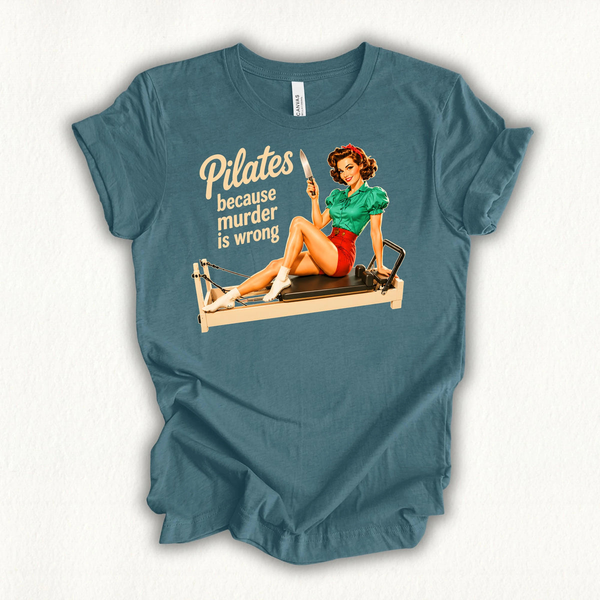 Pilates Murder T-shirt