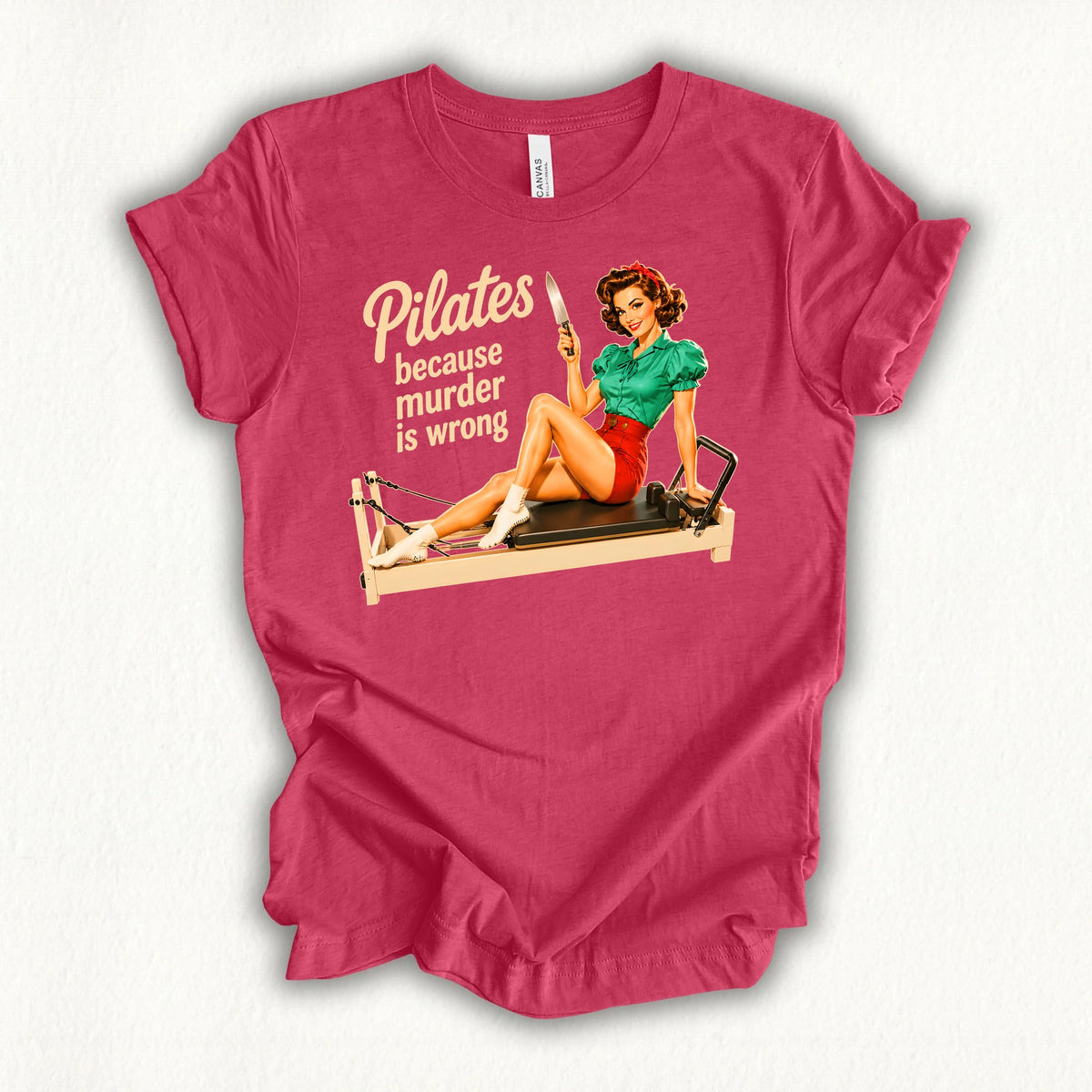 Pilates Murder T-shirt